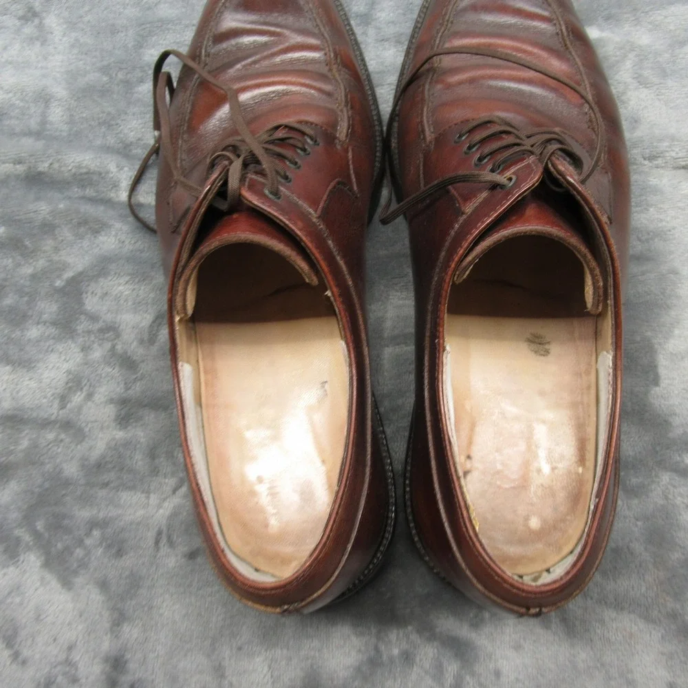 Salvatore Ferragamo Dress‎ Shoes Men 7 US 41 EU Brown Leather Lace-Up Italy Made
